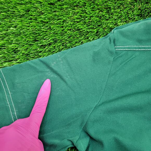 Vintage 70s Disco Hippie Button Shirt Small 18x25 Textured - Picture 3 of 13